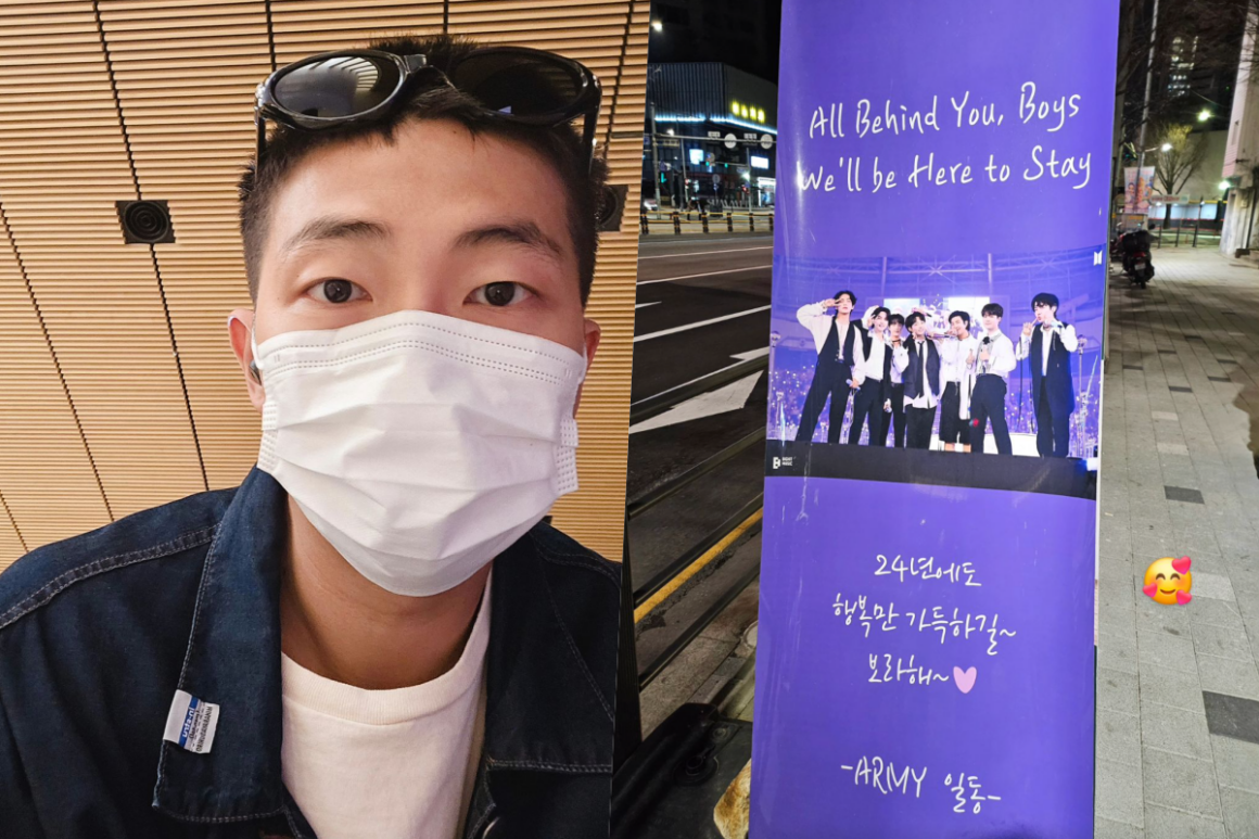 BTS in Service: V's Stadium Appearance and RM's Life Snippets - ZAPZEE ...