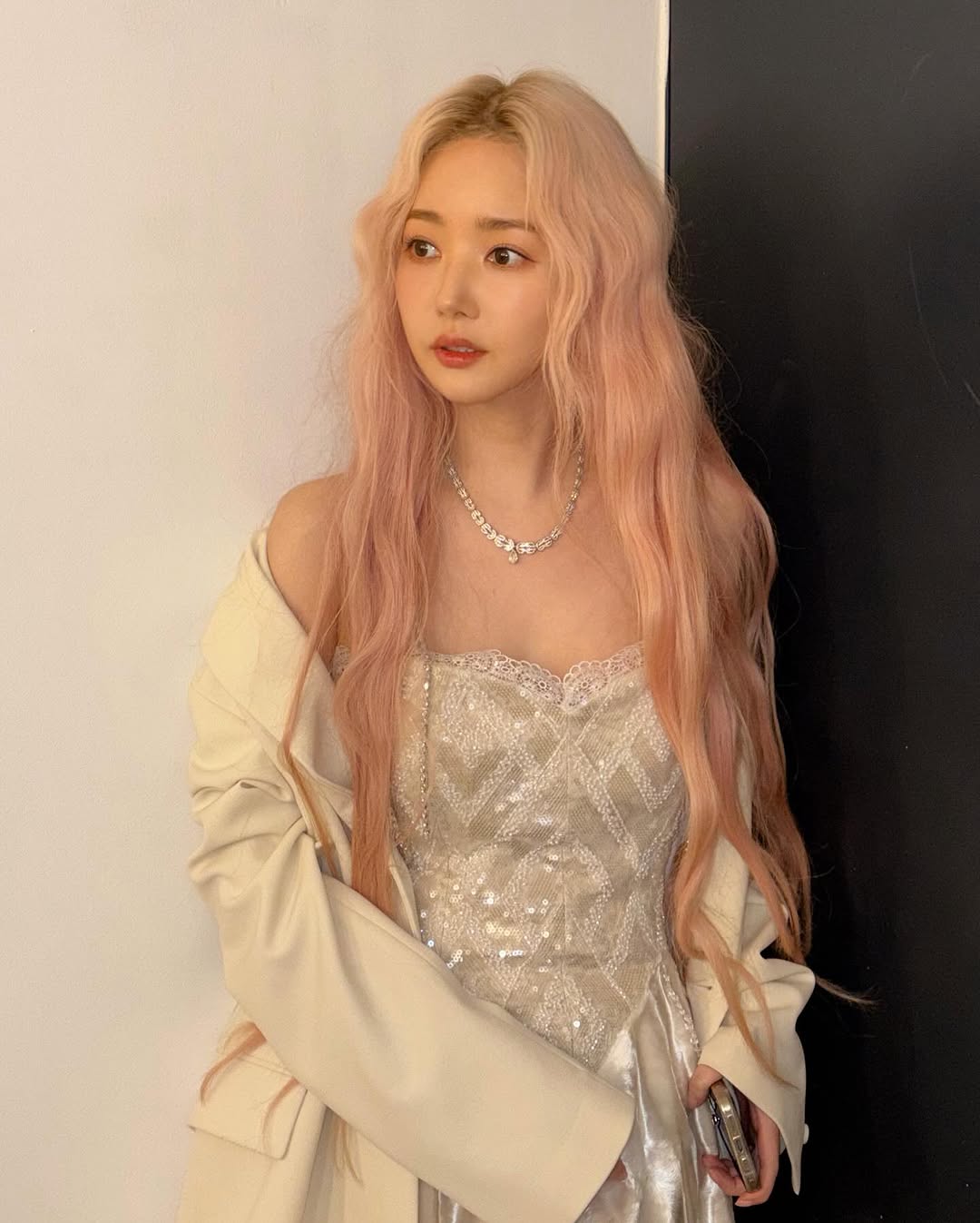 Park Min Young pink hair