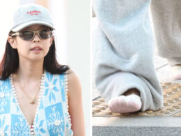 jennie airport fashion